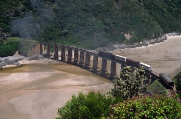 Kaaimans River Bridge bei Ebbe, Südafrika